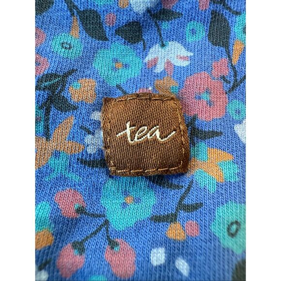 Tea Collection Long Sleeve Floral 100% Cotton Dress Size 2T Girls - Picture 3 of 5